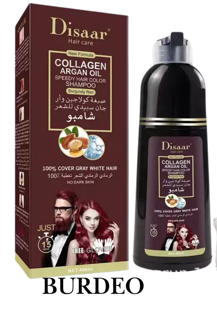 Shampoo Colorante Cubre Canas – ¡Recupera tu Color Natural al Instante! 🌟