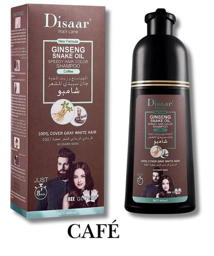 Shampoo Colorante Cubre Canas – ¡Recupera tu Color Natural al Instante! 🌟