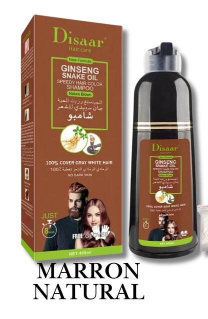 Shampoo Colorante Cubre Canas – ¡Recupera tu Color Natural al Instante! 🌟