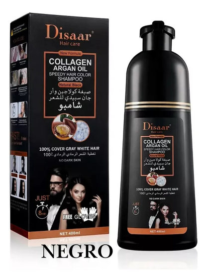 Shampoo Colorante Cubre Canas – ¡Recupera tu Color Natural al Instante! 🌟
