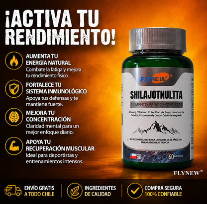 Shilajit Ultra Himalaya® – Energía Natural y Vitalidad al Máximo 🌿💪