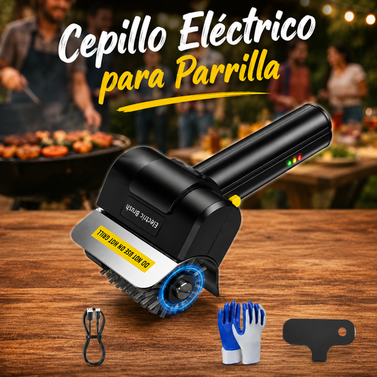 Cepillo Inalambrico para Parrilla – ¡Tu parrilla limpia sin esfuerzo! 🔥